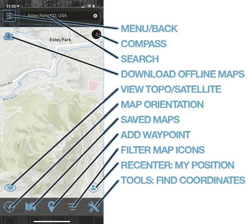 HuntLeague offline maps