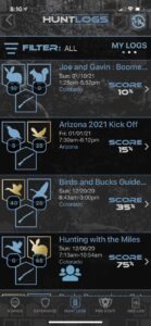 Hunt Logs