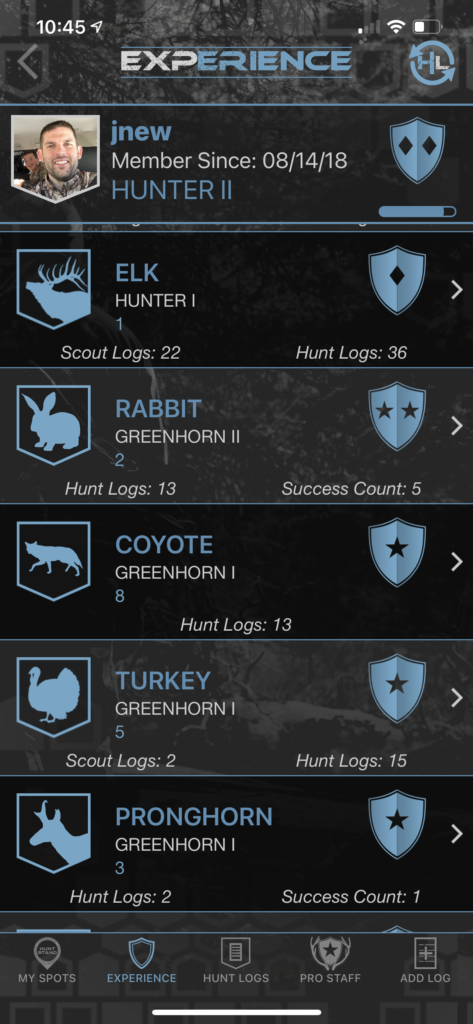 Waypoints appear in the app
