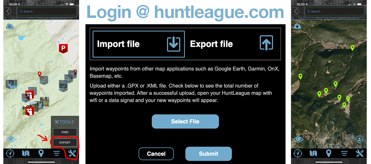 Importing & Exporting Waypoints