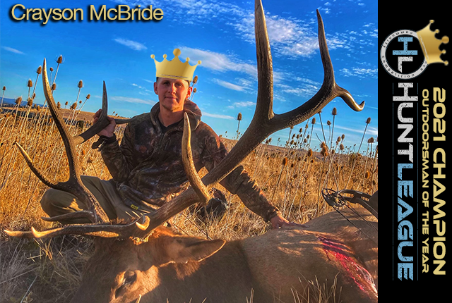 Crayson McBride, 2021 Outdoorsman of the Year