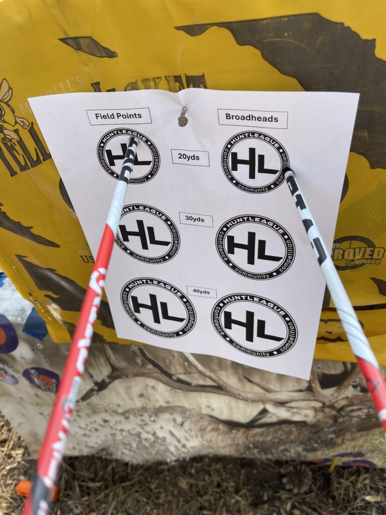 Field point and broadhead target example