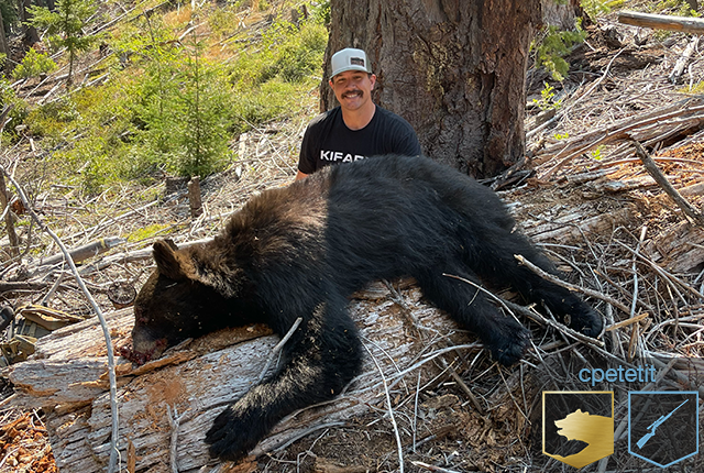Bear harvested by a HuntLeague member