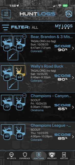 Hunt Log
