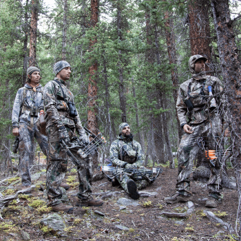 Four of us set out to chase elk