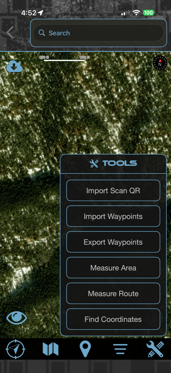 HuntLeague map Tools menu