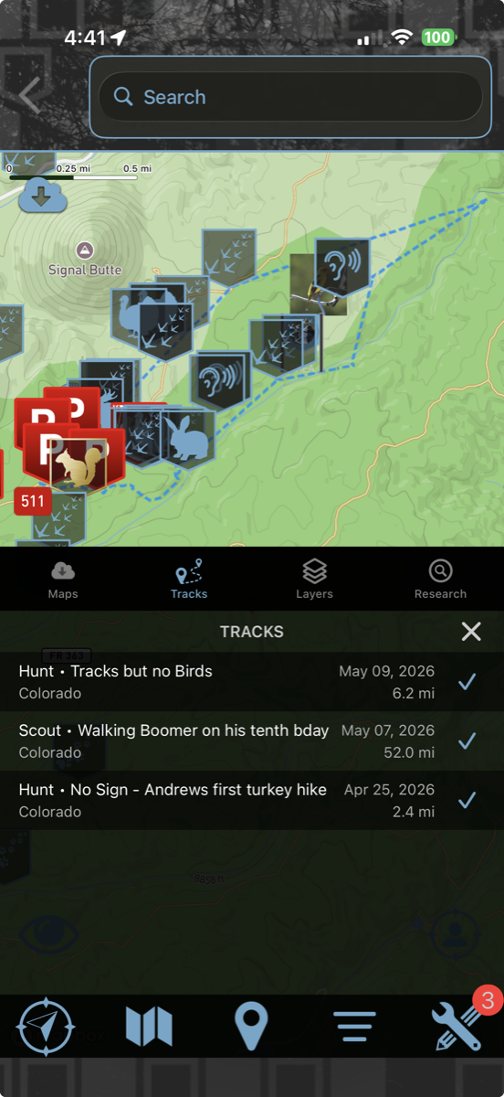 HuntLeague past tracks list