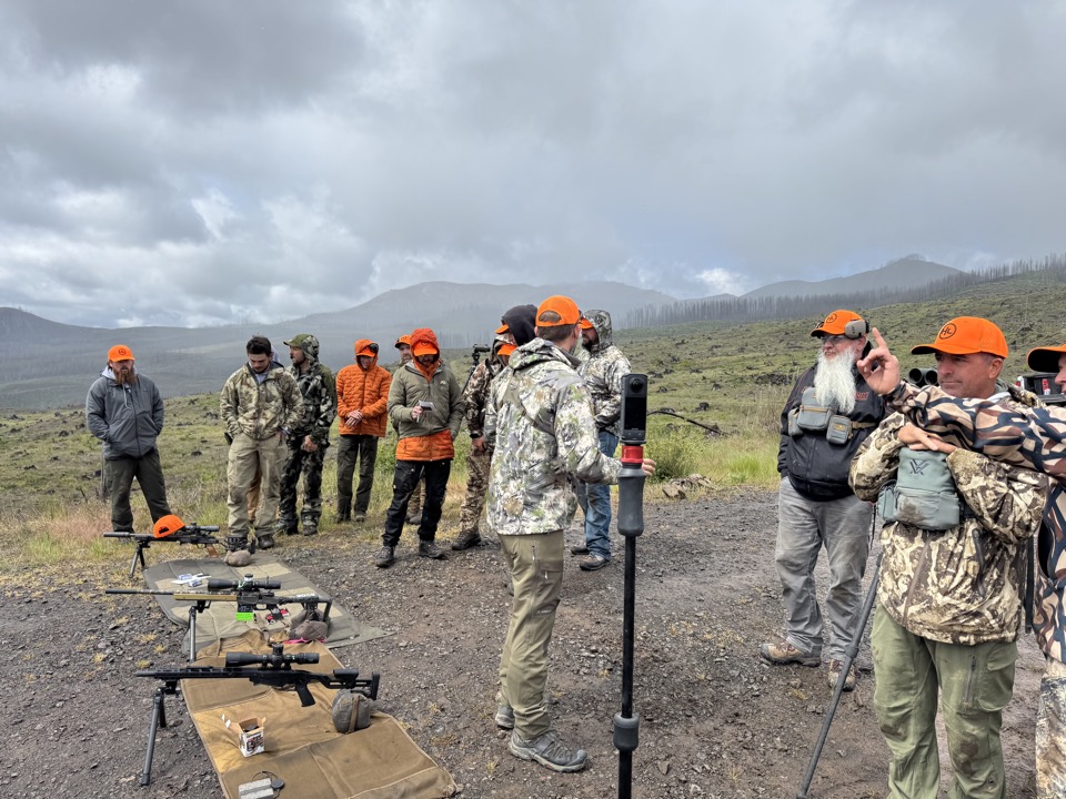 Shooters on the line at a precision match